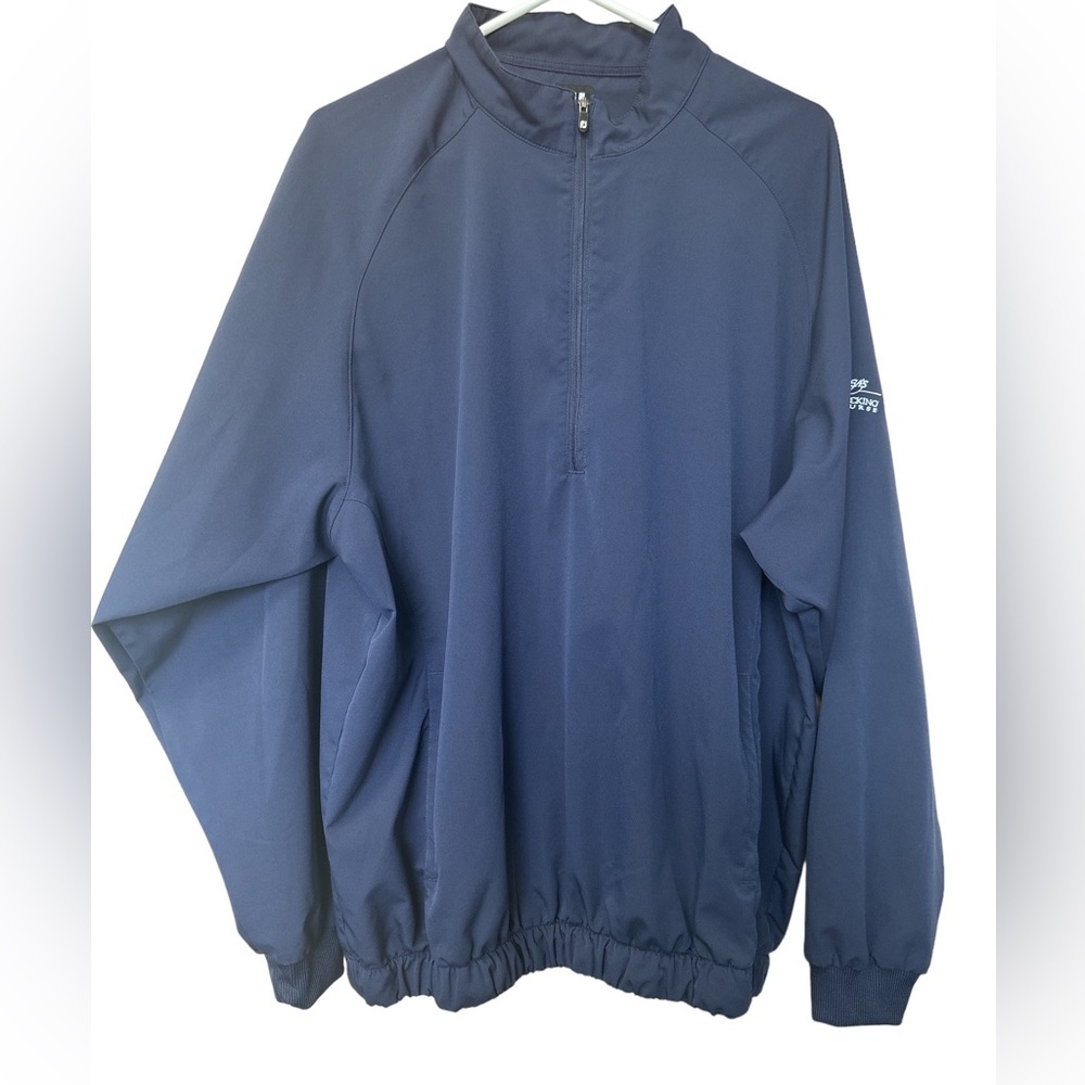 FootJoy Men’s Golf 1/4 Zip Blue Large Excellent